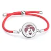 Cuerda Roja Moda Sencilla Difusor de Aceites Esenciales Aromaterapia Caja Pequeña Pulsera Redonda Accesorios de Joyería Caja de Fragancia Decoraciones