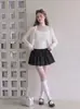 Cárdigan de punto de seda de hielo rosa estilo francés para protección solar, camisa corta de aire acondicionado, top exterior ligero 5404
