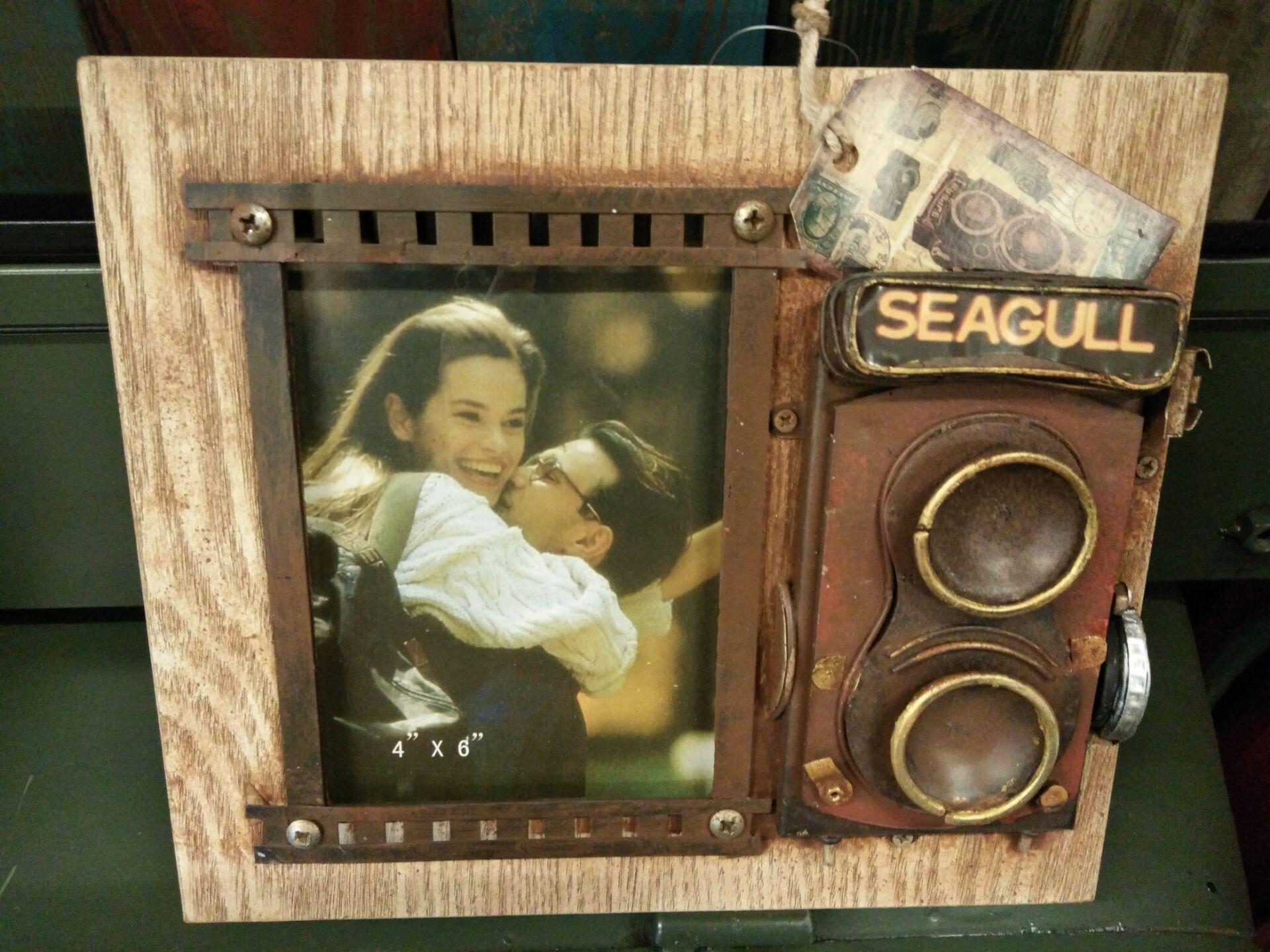 简约欧式墙饰挂画 酒吧咖啡厅装饰工艺品摆件 复古家居创意礼品