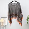 High-end Sense Novo Estilo Imitação de Seda Pulôver Verão plus size Solto Protetor Solar Lenço de Seda Xale Feminino