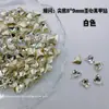 Rhinestones para Unhas 8*9mm Fundo Pontiagudo Coração Torto Alta Qualidade Brilho Intenso Rhinestones Irregulares Coração de Pêssego Torto Fundo Pontiagudo Ornamentos Acessórios para Nail Art