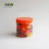 Frasco hermético PET de 410 ml con tapa de rosca, botella de plástico transparente, panache powder, frasco de embalaje de medicina tradicional china, frasco para pasteles de frutas confitadas