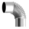 Suministro Directo de Fábrica de Codo de Acero Inoxidable para Calentador de Agua a Gas 50607080100 Chimenea de Calentador de Agua