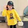 Camiseta de Manga Larga para Niña 2026 Nuevo Top de Otoño Infantil 100% Algodón Conjunto de Otoño para Niños Mayores Camiseta Básica de Cuello Redondo