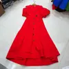 Nanyou Europeo y Americano Australiano Nicho Retro Estilo Europeo y Americano Color Caramelo Falda Larga Nuevo Vestido Cortavientos para Mujer