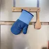 Guantes de Silicona de Algodón Puro con Certificación CE, Engrosados y Alargados, Antideslizantes, Resistentes a Altas Temperaturas, Guantes para Horno de Microondas, Anti-quemaduras para Horno de Horneado E18