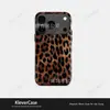 Capa de Celular Original com Película de Textura de Pelo para Apple iPhone 17 Pro Max, Capa Mais Vendida na Amazon Estampada de Leopardo