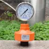 Manômetro de Pressão com Diafragma de Plástico UPVC/PP/PVDF/CPVC Mostrador de Aço Inoxidável/Totalmente Plástico Diafragma FPM Resistente a Ácidos e Alcalis