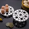 Rejilla para Cocinar al Vapor de Acero Inoxidable de Grado Alimenticio, Soporte Plegable para Cocinar Huevos al Vapor, Bandeja para Cocinar al Vapor, Redondo Multifuncional para el Hogar, Impermeable y Poroso