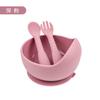 Tigela e Colher de Silicone para Alimentação Infantil Tigela Caracol Ventosa Tigela Infantil Suplemento Alimentar para Bebê Tigela de Ventosa de Silicone