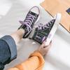 Sapatos de cano alto com bolso pequeno para mulheres, estudantes da primavera, sapatos de lona estilo coreano para crianças, 2021, novo estilo de calçados de skate para mulheres, todos os tipos de combinações