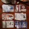 Pacote de Adesivos Fantasma Sombrio: Série de Poesia Sonhos Antigos e Pequenos Objetos, Material de Decoração de Diário Retrô Europeu, 15 folhas incluídas