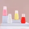 Frasco Dosador de Silicone Personalizado pelo Fabricante Kit de Viagem Grande Capacidade Tipo Squeeze Frasco Armazenador de Líquido para Cosméticos