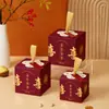 Caja de dulces para boda caja de dulces nueva para boda regalo hecho a mano bolsa de dulces portátil china caja de dulces especial para boda