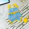 Ropa para Mascotas al Aire Libre Transfronteriza Perro Bikini Traje de Baño Protección Solar Sensación Refrescante Bichón Frisé Verano Seda de Hielo