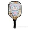 Porta Paletas de Pico de Fibra de Vidrio para Niños Porta Paletas de Dibujos Animados de Fibra de Carbono Ligero Porta Paletas de Pico de pickleball