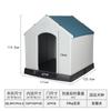 Casa para Perro Exterior Golden Retriever Perro Grande Perrera de Plástico Casa para Perro Grande y Mediano Jaula para Perro de Verano Perrera para Mascotas Caseta para Perro Exterior