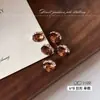 K9 Uñas de Huevo de Paloma Accesorios de Pedrería Celebridad de Internet Súper Brillante Esmeralda sin Fondo Ovalado Diamante Grande Uña Terminada Bola de Pedrería para Uñas