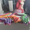 Producto Nuevo Más Vendido Transfronterizo Figura Modelo de Dragón Sin Dientes Impresa en 3D Juguete Colorido con Articulaciones Móviles Dragón de Cabeza Grande