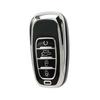 Funda de carcasa con hebilla para llave lateral de coche color plata aplicable bandera roja H9 H5/H7/E-HS9 HS5/HS7/E-HS3