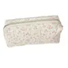 Estuche Floral Fresco y Sencillo Estilo Ins Alta Calidad Gran Capacidad Corazón de Niña Caja para Bolígrafos Papelería Bolsa de Almacenamiento de Una Sola Capa para Estudiantes