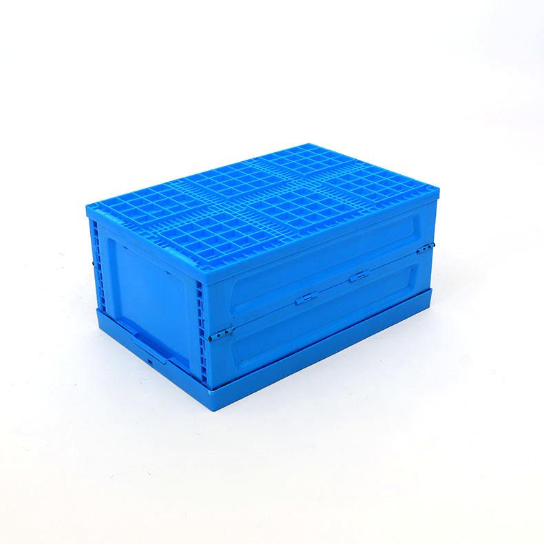 折叠箱 塑料大号内倒式可堆高物流箱箱子600*40