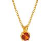 Popular OL estilo elegante natural pedra preciosa zircão pingente de colar design banhado 18k colar moda comutador deve
