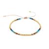 Estilo Japonés y Coreano Combinable Apilado Colorido Cuentas de Arroz Miyuki Cuentas Tejido Pulsera Pequeña Simple de Nicho para Niñas Mismo Estilo