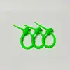 Organizador Bobinador de Cable de Rana de 120 mm Sujetacables Accesorios para Equipaje Ropa Hoja Acrílica Cordón Hebilla de TPR Silicona