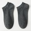 Meias Masculinas Meias Curtas Primavera e Verão Malha Fina Meias de Barco Respiráveis Meias de Algodão de Boca Rasa de Baixo Custo Preto e Branco Meias Esportivas Masculinas