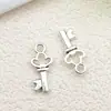 30 Estilos Mistos de Pingentes de Prata de Xizang, Pulseiras, Colares, Charms de Avião de Ferro Prateado Antigo em Liga, Acessórios para Joias DIY Feitos à Mão