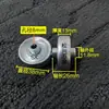 48mm Línea de Transportador de Ruedas Fulai Estampado Línea de Ruedas Fulai Polea de Plástico Rueda Leifu de Metal