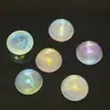 Nuevo Estilo Brillo Fino Ojo de Gato Semicírculo Tamaño Grande [25*25mm] Materiales de Diseño Hechos a Mano para Zapatos de Madera DIY en Stock