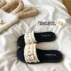 Sandálias Rasteirinhas Casuais de Férias Estilo Fada Francesa para Mulheres, Adequadas para Usar no Verão com Vestidos, Chinelos de Praia