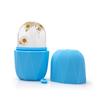 Molde de Gelo Rosto de Rosa Compressa de Gelo Rolo de Gelo Massagem Compressa de Gelo Rolo Beleza Maquiagem Silicone Compressa de Gelo para Rosto