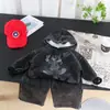 Conjunto de Ropa de Otoño para Niños 2026, Sudadera con Capucha de Dos Piezas para Bebé Primavera y Otoño, Ropa Elegante, Ropa Infantil de Moda al por Mayor