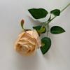 Flor artificial de rosa búlgara de um único galho, mesmo estilo de Liu Yifei, decoração de casa, decoração suave para hotel, decoração de mesa com flores, flor falsa