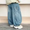 Pantalones Vaqueros para Niños Otoño 2026 Estilo Nuevo Ropa Infantil Estilo Coreano Pierna Ancha Pantalones Largos Bebé Versátiles Pantalones Casuales de Moda