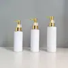 Stock Disponible Botella Dosificadora de Plástico para Mascotas Removedor de Maquillaje 50-500ml Botella con Bomba Transparente Esencia Botella Blanca Loción