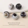 Contas Acrílicas Bicolores com Furo Grande Material para Miçangas Acessórios DIY para Joias Roupas Maiô Atacado Botões de Contas com Furo Reto