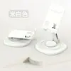 Suporte de Mesa para Celular Cor Macaron Rotativo 360 Graus Dobrável para Assistir Dramas Aulas Online Transmissão ao Vivo Suporte de Metal para Celular