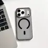 Capa Magnética Ultra-Fina de Alta Permeabilidade para Celular Adequada para Apple 17Promax Capa Dura 17Air Abertura Grande 16/15 Transparente 12