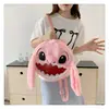 Bolso Bandolera de Tacón de Aguja de Regalo Dibujo Animado Lindo Oso de Peluche Estilo Coreano Niña Felpa Portátil Bolso de Hombro