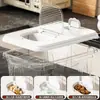 Caja de Almacenamiento de Arroz de Gran Capacidad para el Hogar, Caja Sellada a Prueba de Humedad y Insectos para Almacenamiento de Arroz y Granos, para Gabinete de Cocina