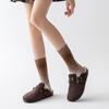 Calcetines para Mujer en Otoño e Invierno, Medias Gruesas, Rayas Verticales, Niñas Cálidas, Elegantes Degradados, Colores Contrastantes, Montones de Tobilleras Rojo Ankesela Tubo Medio