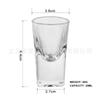 Copo Moderno Simples de Vidro para Bebidas Alcoólicas Bar Whisky Bartender Hotel Copo Descartável para Convidados