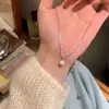 Colar de Pérola em Onda com Zircônia Fina de Luxo Exclusivo Corrente para Clavícula Versátil Moda Acessório de Alto Padrão Estilo Coreano