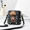 Nova Bolsa Transversal de Ombro Primavera e Verão Moda Versátil Bolsa para Celular Grande Capacidade Pequena Bolsa Quadrada Bolsa Carteiro Mulher