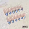 24 PIEZAS Colección de Arte para Uñas Bestseller Transfronterizo Navidad Halloween Flor Uñas Portátiles Ojo de Gato Halloween Piezas de Uñas Portátiles