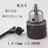 Taladro de llave mandril de taladro hierro Mandril martillo eléctrico vástago redondo vástago cuadrado Mandril taladro de mano eléctrico accesorios de herramientas eléctricas bloqueo manual Mandril